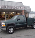 chevrolet silverado 2500 2002 green pickup truck 8 cylinders automatic with overdrive 99336