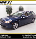 bmw 5 series 2008 dk  blue wagon 535xi gasoline 6 cylinders all whee drive automatic 91731