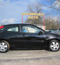 ford focus 2007 black coupe zx3 gasoline 4 cylinders front wheel drive manual 77379