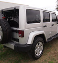 jeep wrangler unlimited 2012 silver suv sahara gasoline 6 cylinders 4 wheel drive automatic 75067