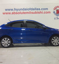 hyundai accent 2013 dk  blue sedan gls gasoline 4 cylinders front wheel drive not specified 75150