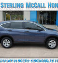 honda cr v 2013 blue suv lx gasoline 4 cylinders front wheel drive automatic 77339