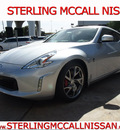nissan 370z 2013 silver coupe touring gasoline 6 cylinders rear wheel drive standard 77477