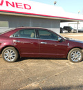 lincoln mkz 2011 maroon sedan gasoline 6 cylinders front wheel drive automatic 75901