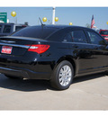 chrysler 200 2013 black sedan touring gasoline 4 cylinders front wheel drive automatic 77450