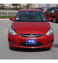hyundai accent 2013 red sedan gls gasoline 4 cylinders front wheel drive automatic 78523