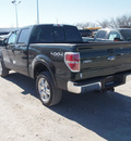 ford f 150 2013 green lariat gasoline 6 cylinders 4 wheel drive automatic 76234