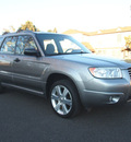 subaru forester 2007 gray suv 2 5 x awd auto warranty gasoline 4 cylinders all whee drive automatic 80012