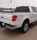 ford f 150 2010 white lariat flex fuel 8 cylinders 4 wheel drive automatic with overdrive 77802