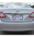 toyota corolla 2013 silver sedan le gasoline 4 cylinders front wheel drive automatic 77521