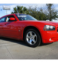 dodge charger 2010 red sedan sxt gasoline 6 cylinders rear wheel drive automatic 77521