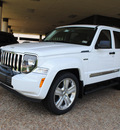 jeep liberty 2012 white suv jet edition gasoline 6 cylinders 2 wheel drive automatic 76011