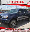 toyota tacoma 2012 blue prerunner v6 gasoline 6 cylinders 2 wheel drive automatic 76011