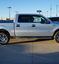 ford f 150 2013 silver xlt gasoline 6 cylinders 4 wheel drive 6 speed automatic 75070
