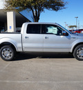 ford f 150 2013 silver platinum flex fuel 8 cylinders 2 wheel drive 6 speed automatic 75070