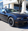 ford mustang 2014 black coupe v6 gasoline 6 cylinders rear wheel drive 6 speed automatic 75070