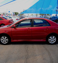 toyota corolla 2007 red sedan gasoline 4 cylinders front wheel drive automatic 79936