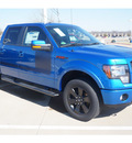 ford f 150 2013 blue fx4 gasoline 6 cylinders 4 wheel drive automatic 76108