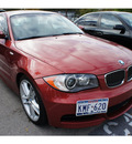 bmw 1 series 2008 red coupe 135i gasoline 6 cylinders rear wheel drive 6 speed manual 78729