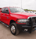ram 3500 2012 red lone star diesel 6 cylinders 4 wheel drive automatic 78064