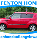kia soul 2011 red hatchback soul gasoline 4 cylinders front wheel drive automatic 75606