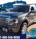 ford f 150 2013 gray platinum gasoline 6 cylinders 4 wheel drive automatic 77338