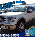 ford f 150 2013 off white king ranch gasoline 6 cylinders 4 wheel drive automatic 77338