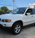bmw x5 2001 white suv 3 0i gasoline 6 cylinders all whee drive automatic 77379