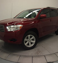 toyota highlander 2008 dk  red suv base gasoline 6 cylinders front wheel drive automatic 76137