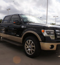 ford f 150 2013 black king ranch gasoline 6 cylinders 2 wheel drive automatic 76011