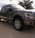ford f 150 2013 gray platinum gasoline 6 cylinders 4 wheel drive automatic 76011