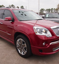 gmc acadia 2012 red suv denali gasoline 6 cylinders front wheel drive autostick 77065