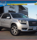 gmc acadia 2013 silver suv slt 1 gasoline 6 cylinders front wheel drive automatic 75087