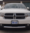 dodge durango 2011 white suv express gasoline 6 cylinders rear wheel drive automatic 75087