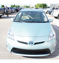toyota prius 2013 lt  green hatchback two hybrid 4 cylinders front wheel drive cont  variable trans  76053