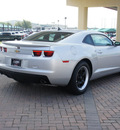 chevrolet camaro 2013 silver coupe ls gasoline 6 cylinders rear wheel drive automatic 76051