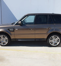 land rover range rover sport 2013 brown suv hse gasoline 8 cylinders 4 wheel drive shiftable automatic 77090