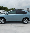 lexus rx 350 2007 lt  blue suv gasoline 6 cylinders front wheel drive automatic with overdrive 77074