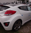 hyundai veloster turbo 2013 white coupe gasoline 4 cylinders front wheel drive autostick 77065