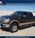 ford f 150 2009 dk  gray king ranch flex fuel 8 cylinders 4 wheel drive automatic 76108