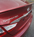 hyundai sonata 2011 red sedan gasoline 4 cylinders front wheel drive automatic 19153