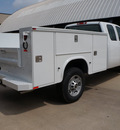 chevrolet silverado 2500hd 2013 white pickup truck work truck gasoline 8 cylinders 2 wheel drive automatic 76051