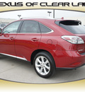 lexus rx 350 2010 red suv 6 cylinders automatic 77546