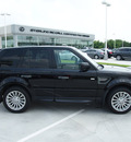 land rover range rover sport 2010 black suv hse gasoline 8 cylinders 4 wheel drive shiftable automatic 77074