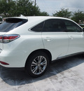 lexus rx 450h 2013 white suv hybrid 6 cylinders front wheel drive automatic 77074