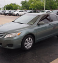 toyota camry 2011 green sedan le gasoline 4 cylinders front wheel drive automatic 75067