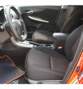 toyota corolla 2013 orange sedan se gasoline 4 cylinders front wheel drive automatic 78232
