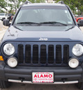 jeep liberty 2006 dk  blue suv renegade gasoline 6 cylinders 4 wheel drive automatic 78232
