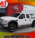 ford f 250 super duty 2008 white xlt diesel 8 cylinders 4 wheel drive automatic 76108