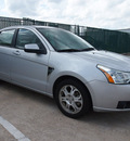 ford focus 2008 silver sedan ses gasoline 4 cylinders front wheel drive automatic 76011
